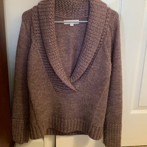 Loft sweater, size Small, color muted wine